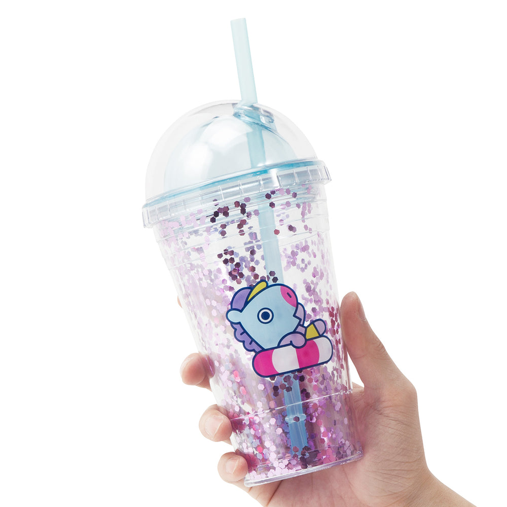 BT21 - Bon Voyage Ice Glitter Tumbler - Mang