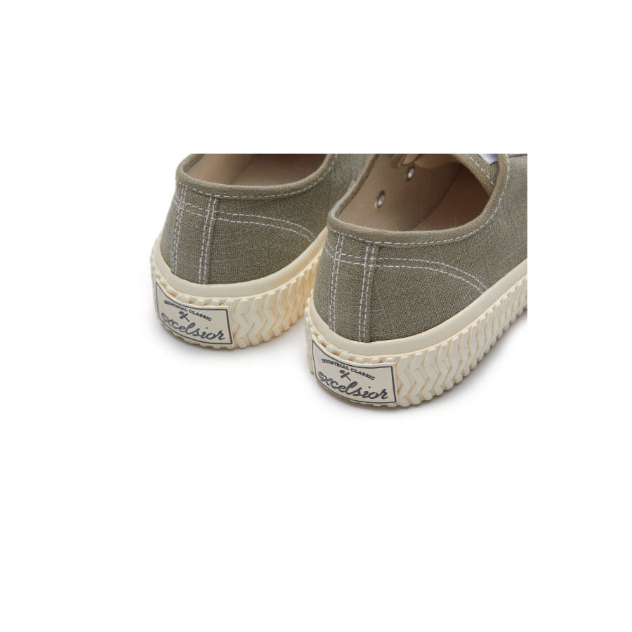 EXCELSIOR BOLT Low-Top Linen - Deep Green