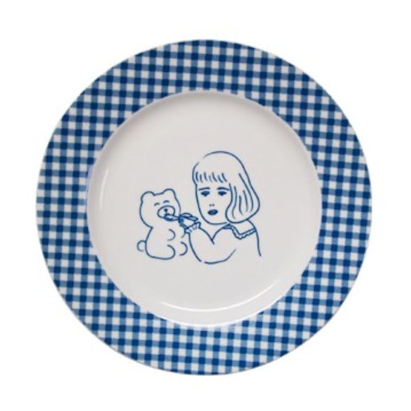 1537 - Teddy and Lucy Plate