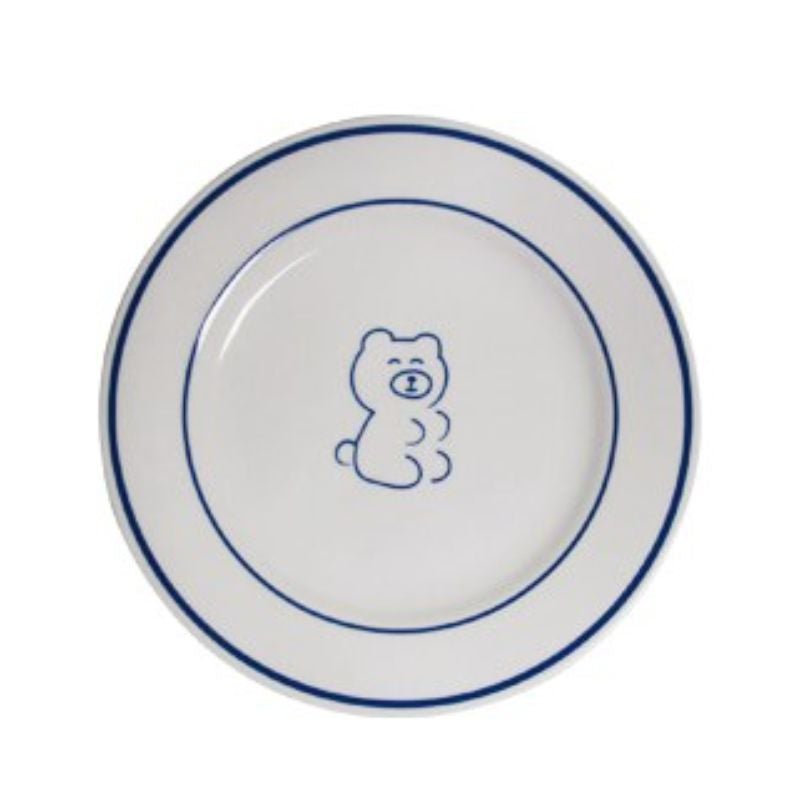 1537 - Teddy and Lucy Plate