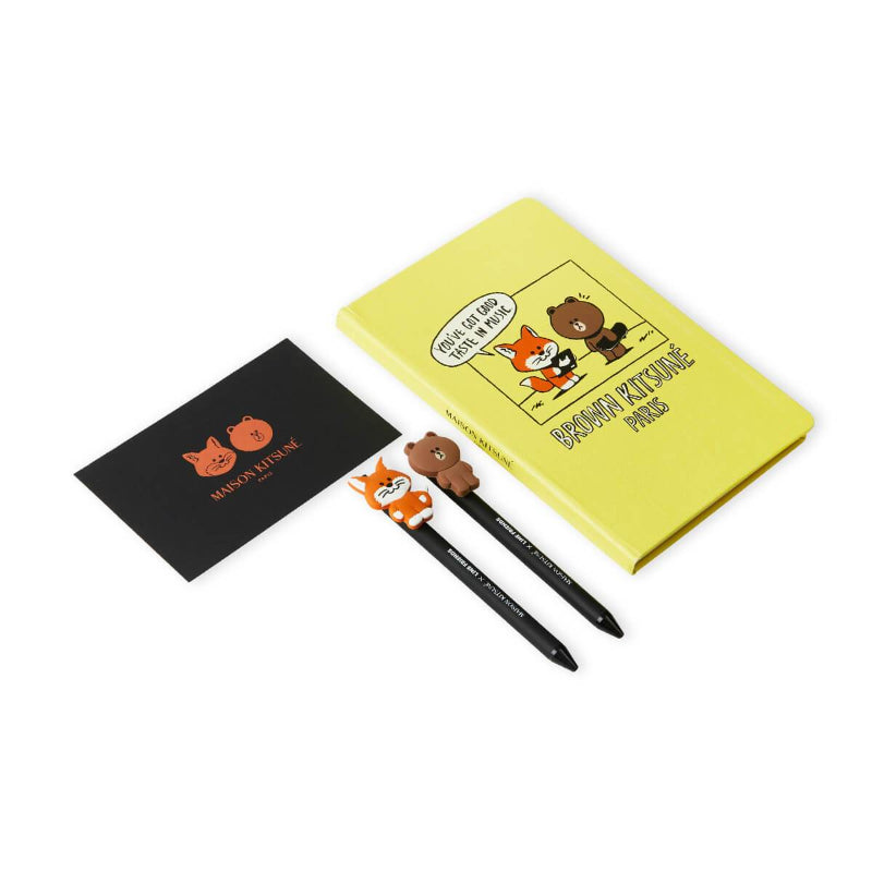 LINE FRIENDS - Maison Kitsuné X LINE FRIENDS GIF stickers