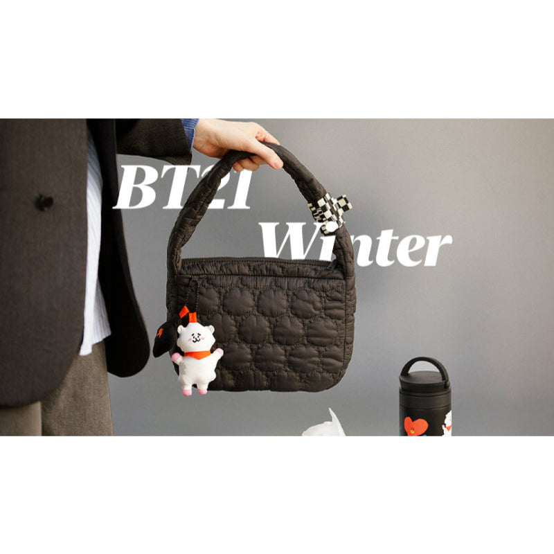 BT21 - Winter Quilted Hobo Bag