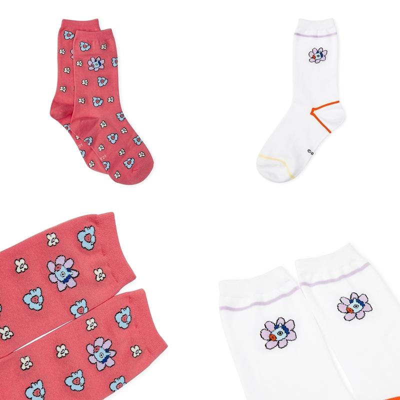 BT21 - Flower Collection - Hollow Socks Set - 2 Packs