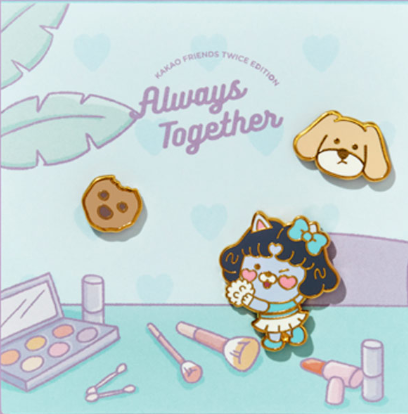 Kakao Friends - TWICE Edition Pin Badges