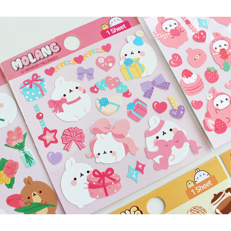 Molang - Diary Deco Stickers