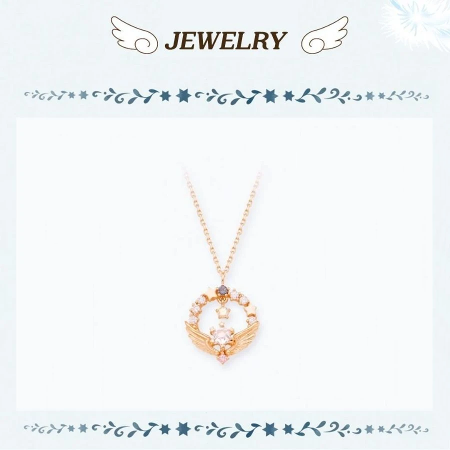 OST x Cardcaptor Sakura - Dream Wand 6 Stars Silver Necklace