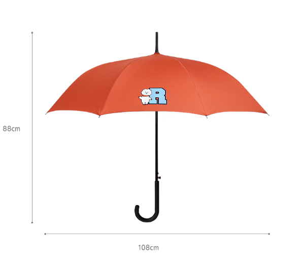 BT21 x Monopoly - Emblem Automatic Long Umbrella