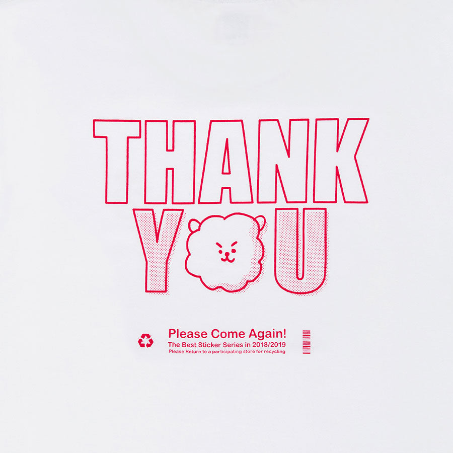 BT21 - Sticker Collection - Thank You T-shirt