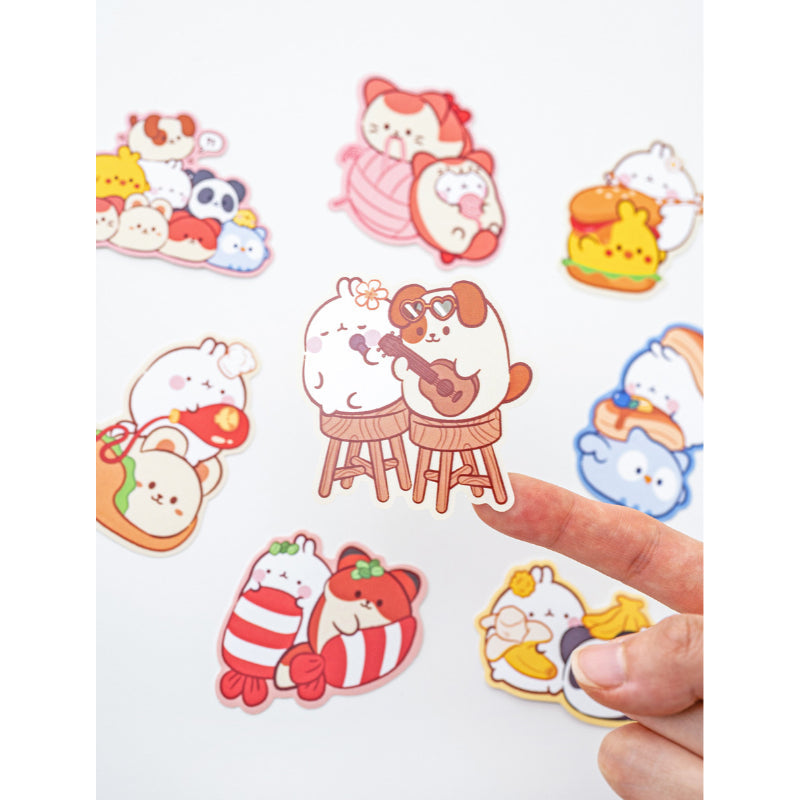 Anirollz x Molang - Sculpted Sticker Set – Harumio