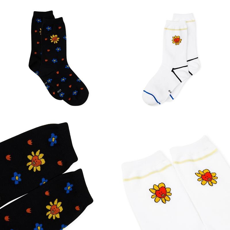 BT21 - Flower Collection - Hollow Socks Set - 2 Packs